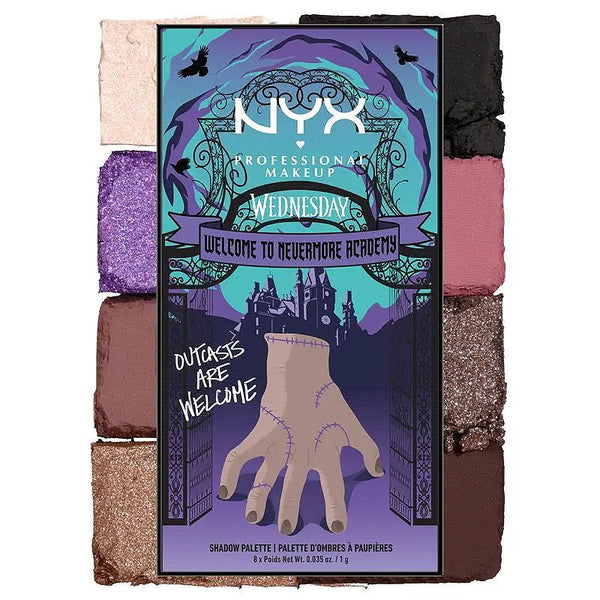 NYX Wednesday The Nevermore Academy Eyeshadow Palette