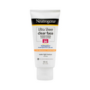 12x Neutrogena Ultra Sheer Clear Face Sunscreen spf30 88ml EXP 02/2024
