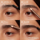 3x NYX Powder Louder Eyebrow Pencil 06 Ash Brown 1.15g