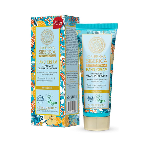 Siberica Oblepikha Hand Cream with Organic Oblepikha Hydrolate 75ml