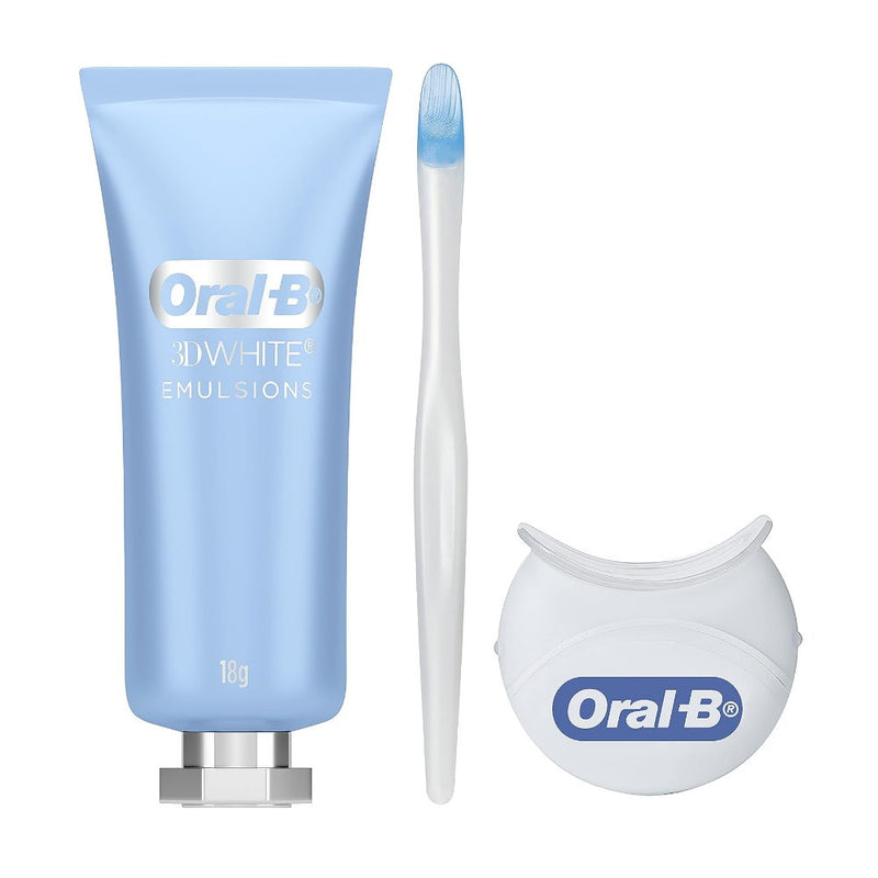Oral B 3D White Whitening Emulsions with LED Accelerator Light 18g EXP 30/04/2024