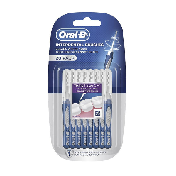 Oral B Interdental Brushes Tight Size 0-1 20 pack