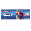 4x Oral B Spiderman Kids 3-6 Years Toothpaste 92g Mild Fruity Flavour EXP 04/2024