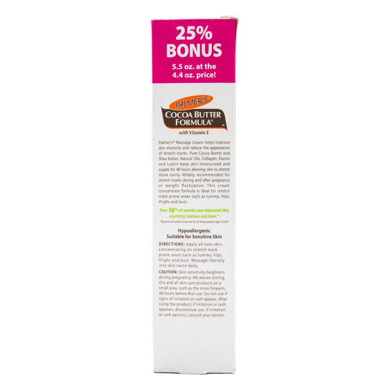 Palmers Massage Cream For Stretch Marks Cocoa Butter Formula With Vitamin E 156g