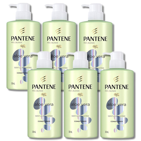 6 pack Pantene Pro V Aloe Vera Gentle Hydrating Conditioner 300mL - Makeup Warehouse Australia