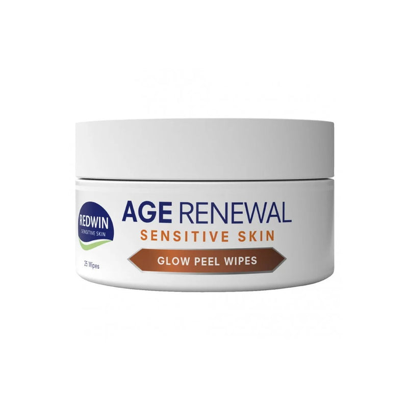 Redwin Age Renewal Sensitive Skin Glow Peel Wipes 25 pack