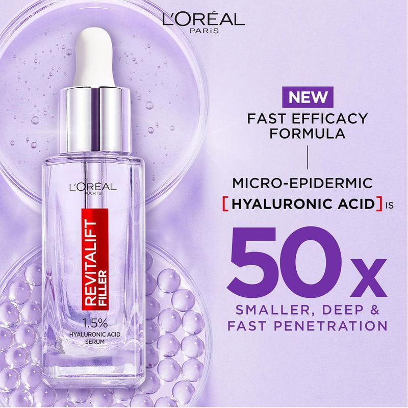 LOreal Revitalift Filler Hyaluronic Acid Anti Wrinkle Serum 30mL