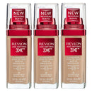 3x Revlon Age Defying 3X Foundation 35 Natural Beige