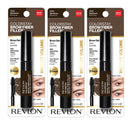 3x Revlon Colorstay Brow Fibre Filler 305 Dark Brown