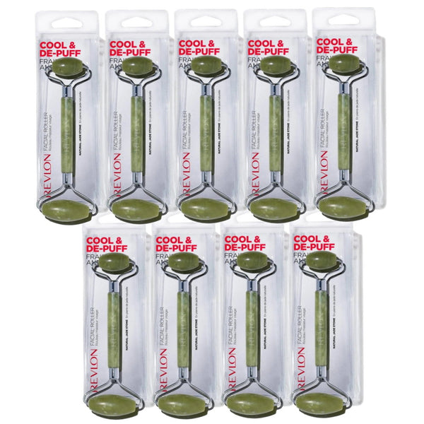 9x Revlon Facial Roller Jade Facial Roller Cool and De Puff