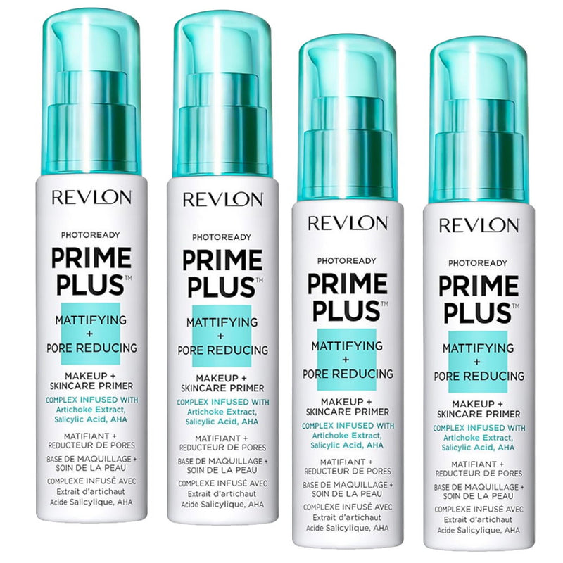 4x Revlon Photoready Prime Plus Mattifying and Pore Reducing Primer 30ml