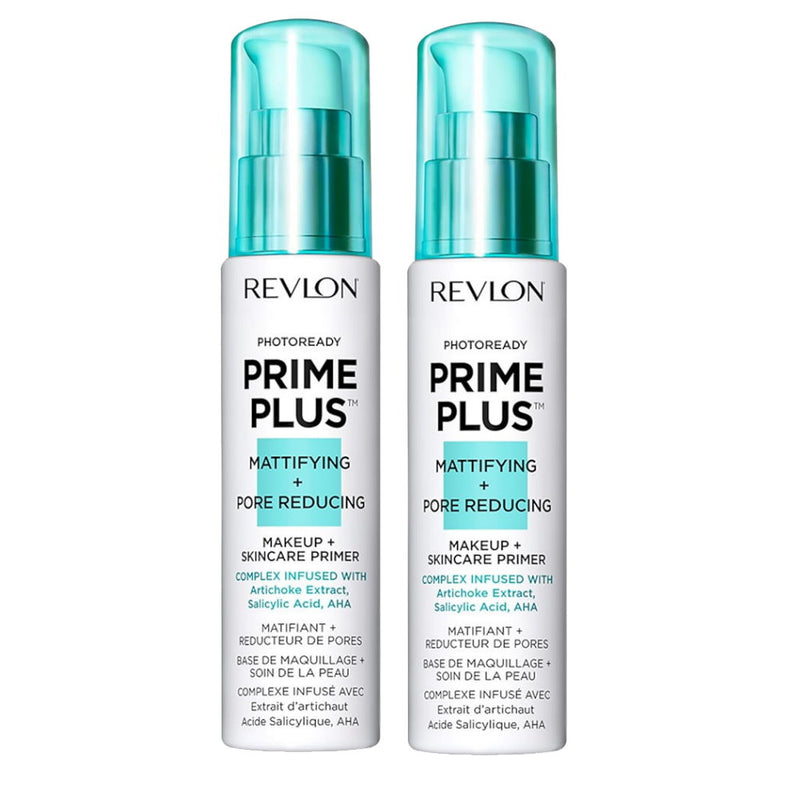 2x Revlon Photoready Prime Plus Mattifying and Pore Reducing Primer 30ml