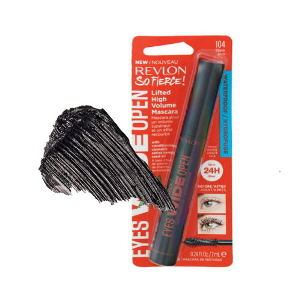 4x Revlon So Fierce Eyes Wide Open Mascara 7ml 104 Black Waterproof