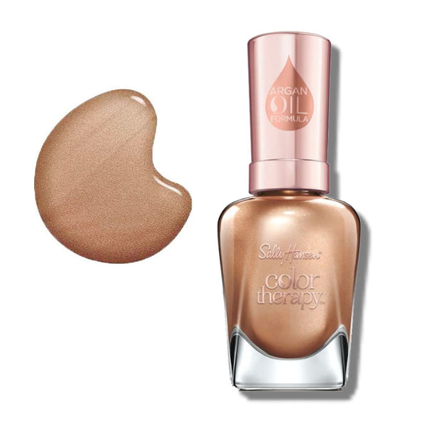 Shop Online Sally Hansen Color Therapy Nail Polish 170 Glow With The Flow - Makeup Warehouse Australia