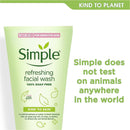 Simple Refreshing Facial Wash For All Skin Types 150ml