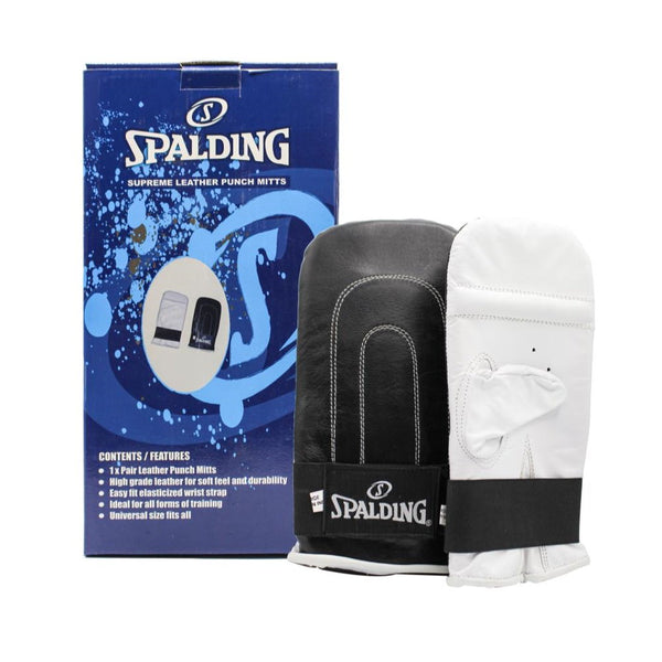 Spalding Supreme Leather Punch Mitts Universal Size Fits All