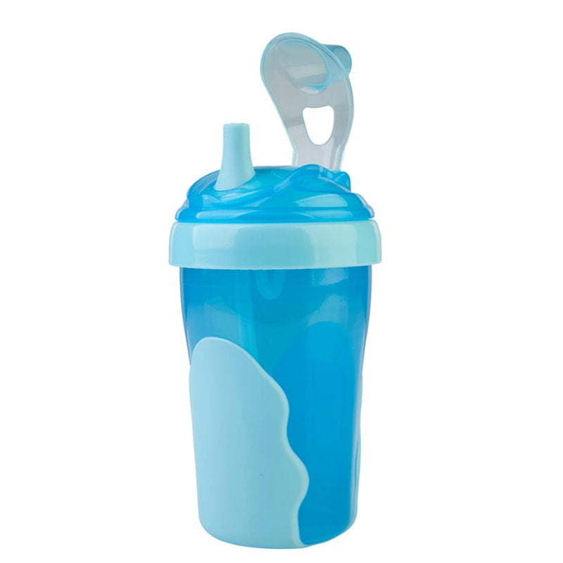 3pk Heinz Baby Basics Toddler Straw Cup 12m+ 280ml Green Blue Pink - Toddler Bottles
