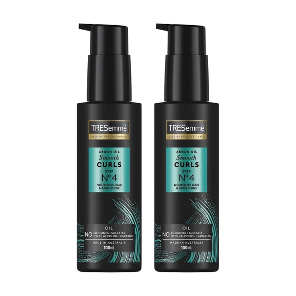 2x Tresemme Argan Oil Smooth Curls Step No 4 100ml