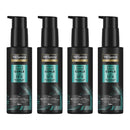 Four bottles of Tresemme Argan Oil Smooth Curls hair product on a white background