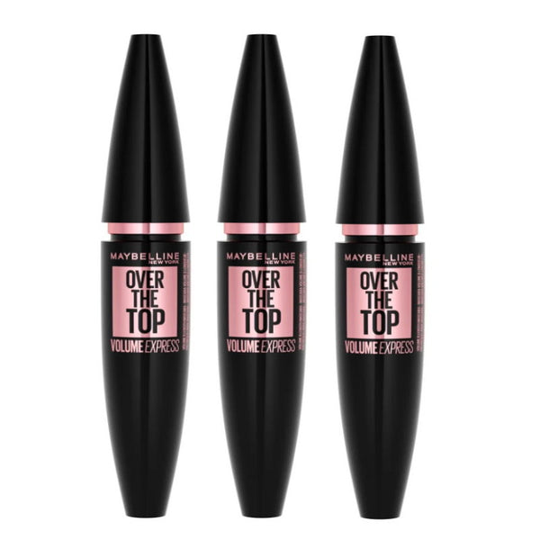Makeup Warehouse - Buy 3pk Maybelline Volume Express Over the Top Mascara - Black 01