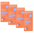 4x Epzen Body Wash Refill Pack Mandarin, Orange Blossom and Cedarwood 2 refills  2 x 20g sachets