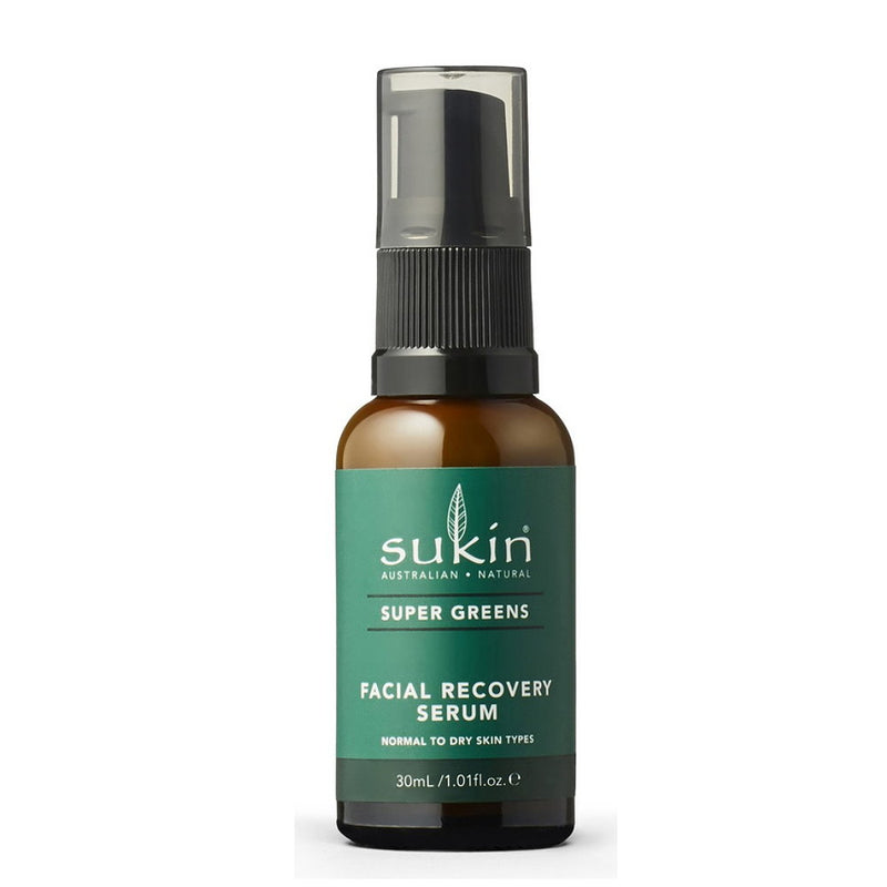 Sukin Super Greens Facial Recovery Serum 30mL
