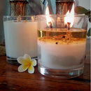Rosy Gold Deluxe Double Scented Candles Lemongrass & Persian Lime XL - Makeup Warehouse Australia 