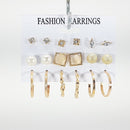 Rosy Lane - Assorted Gold & Pearl Beautiful Earrings