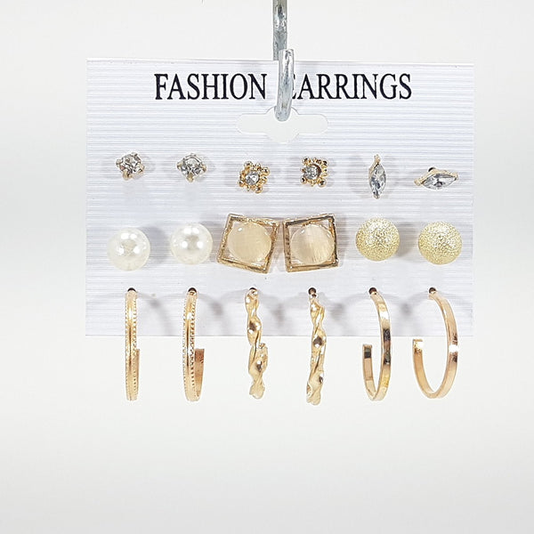 Buy Online Now Rosy Lane Assorted Gold & Pearl Beautiful Earring - Makeup Warehouse