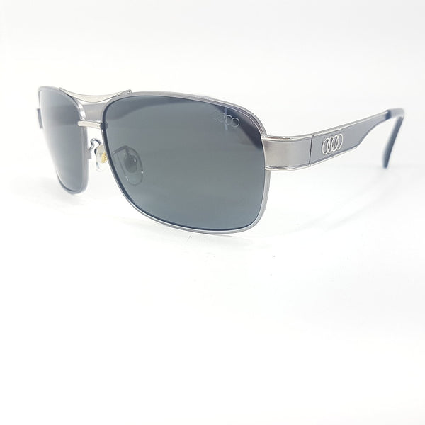 Audi Sunglasses Metal Grey Silver - Grey Polarized Lenses - Makeup Warehouse Australia 