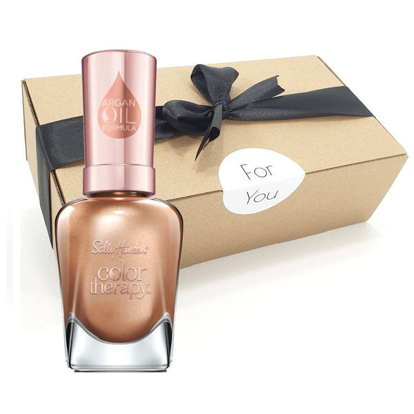 Gift Box - Sally Hansen Color Therapy Nail Polish 170 Glow With The Flow - Makeup Warehouse Australia 