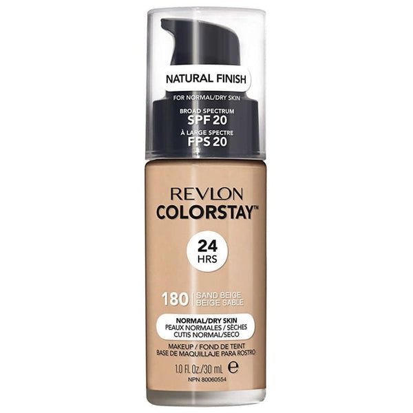 Revlon ColorStay 24hrs Normal/Dry Skin Makeup 180 Sand Beige 30mL - Makeup Warehouse Australia