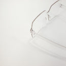 Rosy Lane Square Rimless Jelly Sunglasses - Clear