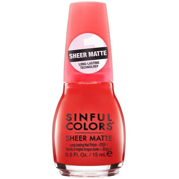Buy Sinful Colours Sheer Matte Nail Polish 2756 Ruby Tutu - Makeup Warehouse Australia 