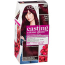 3 x LOreal Casting Creme Gloss Semi-Permanent Hair Colour - 360 Black Cherry