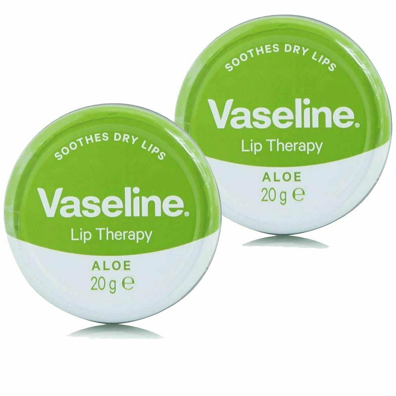 2pk Vaseline Lip Therapy Aloe 20g - Makeup Warehouse Australia 