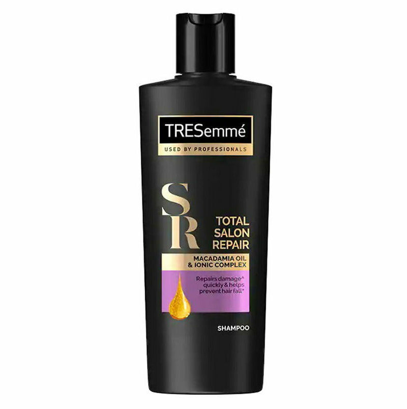 3x Tresemme Total Salon Repair Shampoo 340mL - Macadamia Oil & Ionic Complex