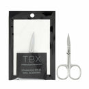 TBX Stainless Steel Nail Scissors Manicure Pedicure Tools - Makeup Warehouse Australia
