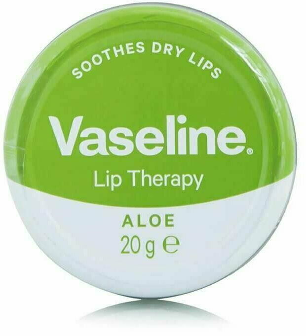 2x Vaseline Lip Therapy Aloe Lip Balm 20g