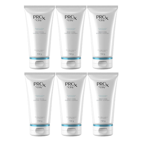 6 x Olay ProX Brightening Renewal Cleanser 150g