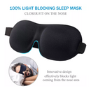 Rosy Lane Blockout Contour Eye Sleep Mask - Blue