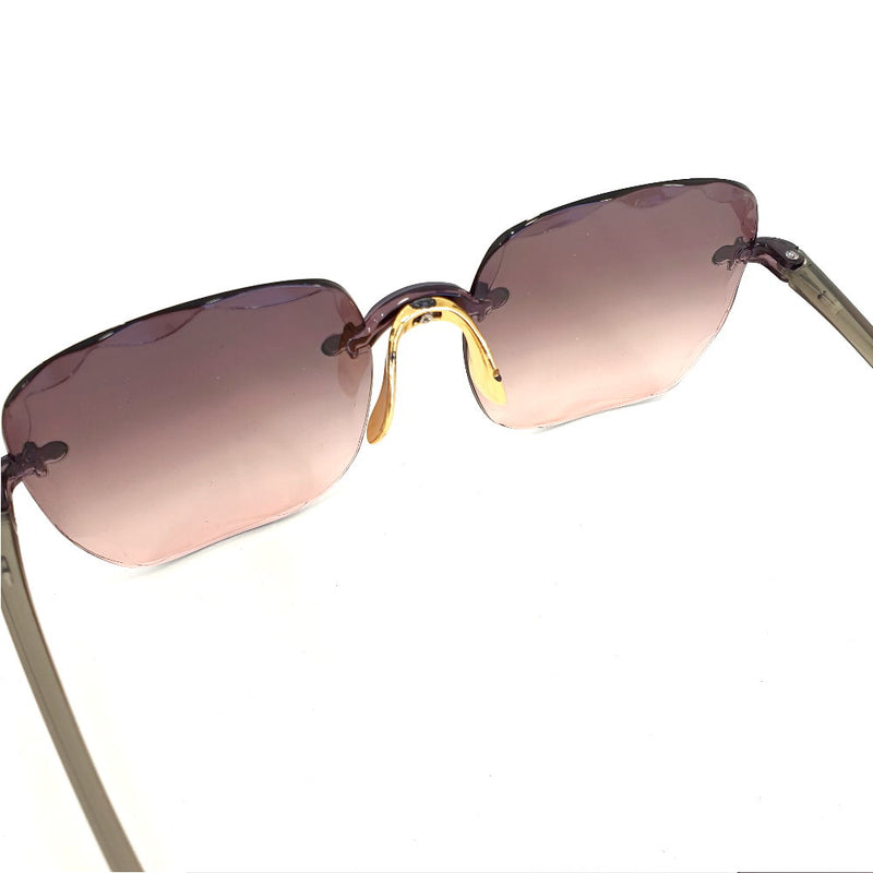 Rosy Lane Classic Vintage Square Sunglasses Grey Pink