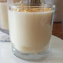 Rosy Gold Double Scented Candles XL Clear Coconut Pineapple & Vanilla - Makeup Warehouse Australia 