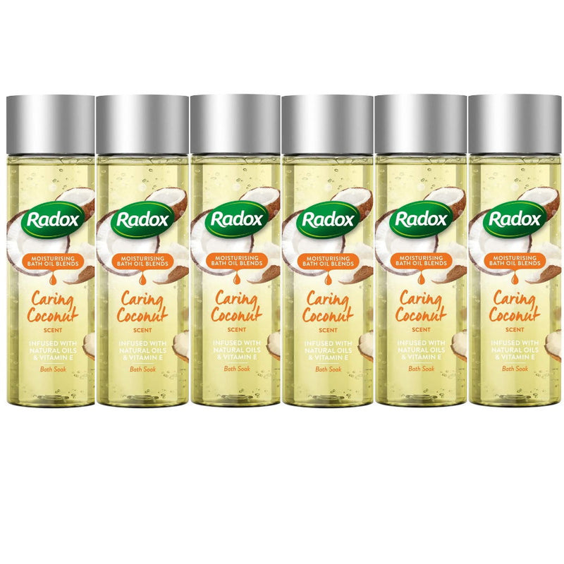 Buy Radox Caring Coconut Scent Bath Oil Moisturising Bathing Soak 200mL Makeup Warehouse Australia