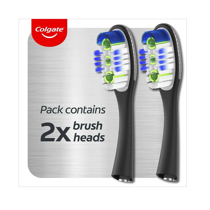 4x Colgate Infinity Deep Clean Replacement Toothbrush Heads - 2 Pack