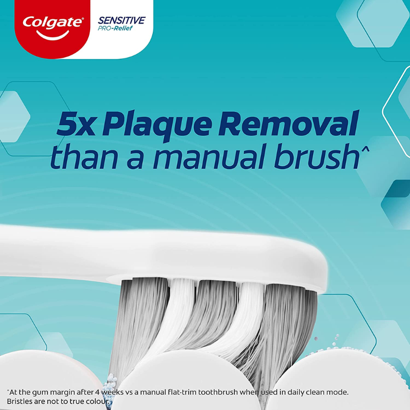 5x Colgate ProClinical Sensitive Brush Head Refill (20 toothbrush heads) 4 perpk