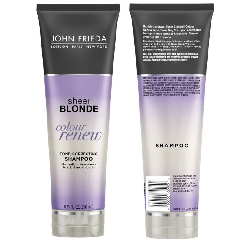 John Frieda Violet Crush Purple Shampoo for Blonde 250mL - Makeup Warehouse Australia 