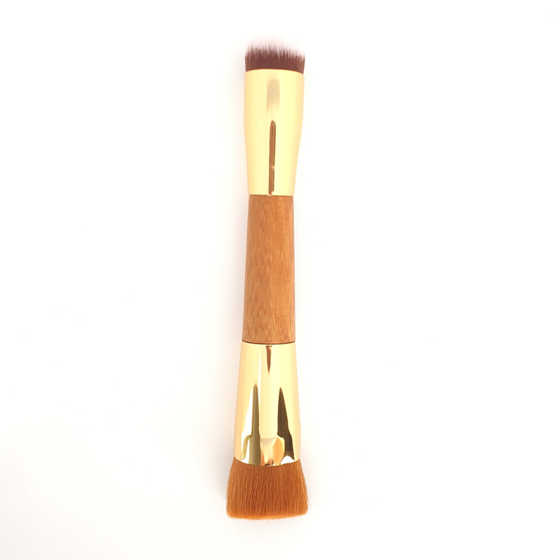 Angled Foundation Brush and Contour Blend Brush - Makeup Cosmetic Tools