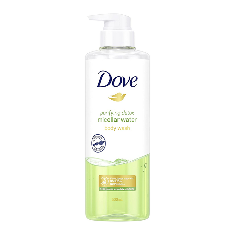 Gift Box - Dove Micellar Water Purifying Detox Body Wash 500mL