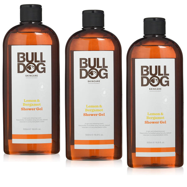 Buy Bulldog Skincare Mens Shower Gel Lemon & Bergamot Body Wash 500mL - Makeup Warehouse Australia